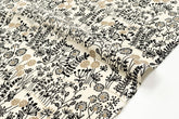 Japanese Fabric Corduroy Zasso Hana - A - 50cm